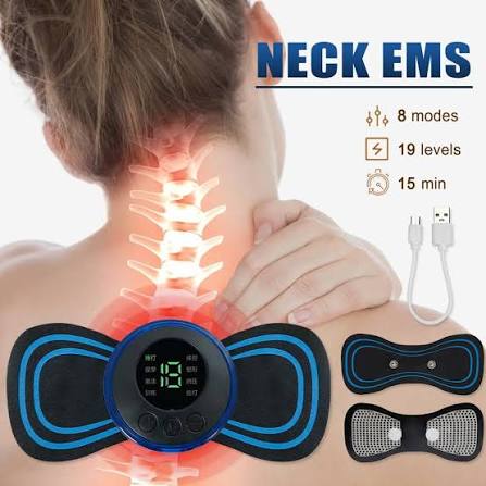 EMS Mini Electric Neck Back Body Massager